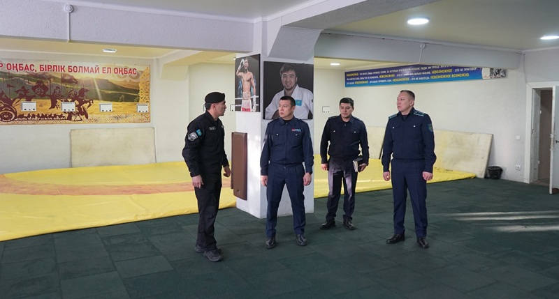 СҚО полициясының бастығы арнайы бөлімшелер қызметкерлерінің дайындық деңгейін тексерді