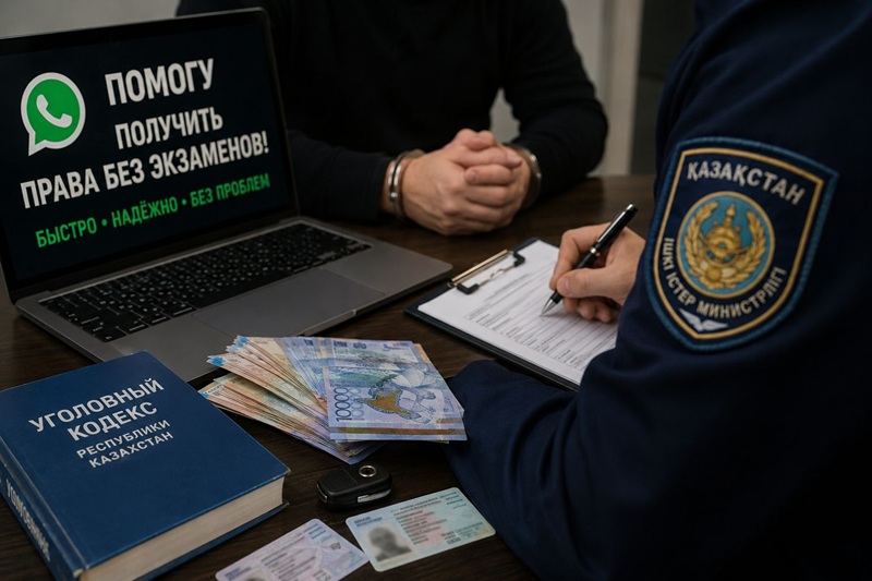«Көмекші» алаяқ сотталды — СҚО-да жүргізуші куәлігін «емтихансыз» рәсімдеуге уәде берген