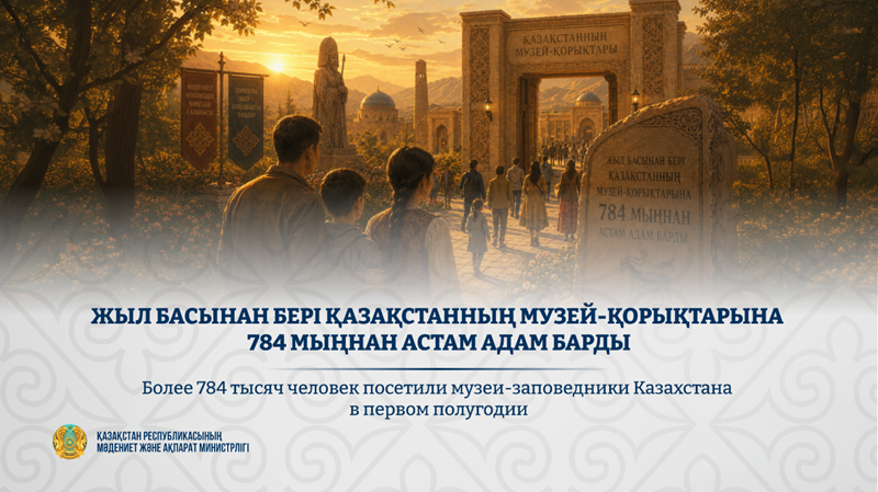 Жарты жылда Қазақстанның музей-қорықтарына 784 мыңнан астам адам барды